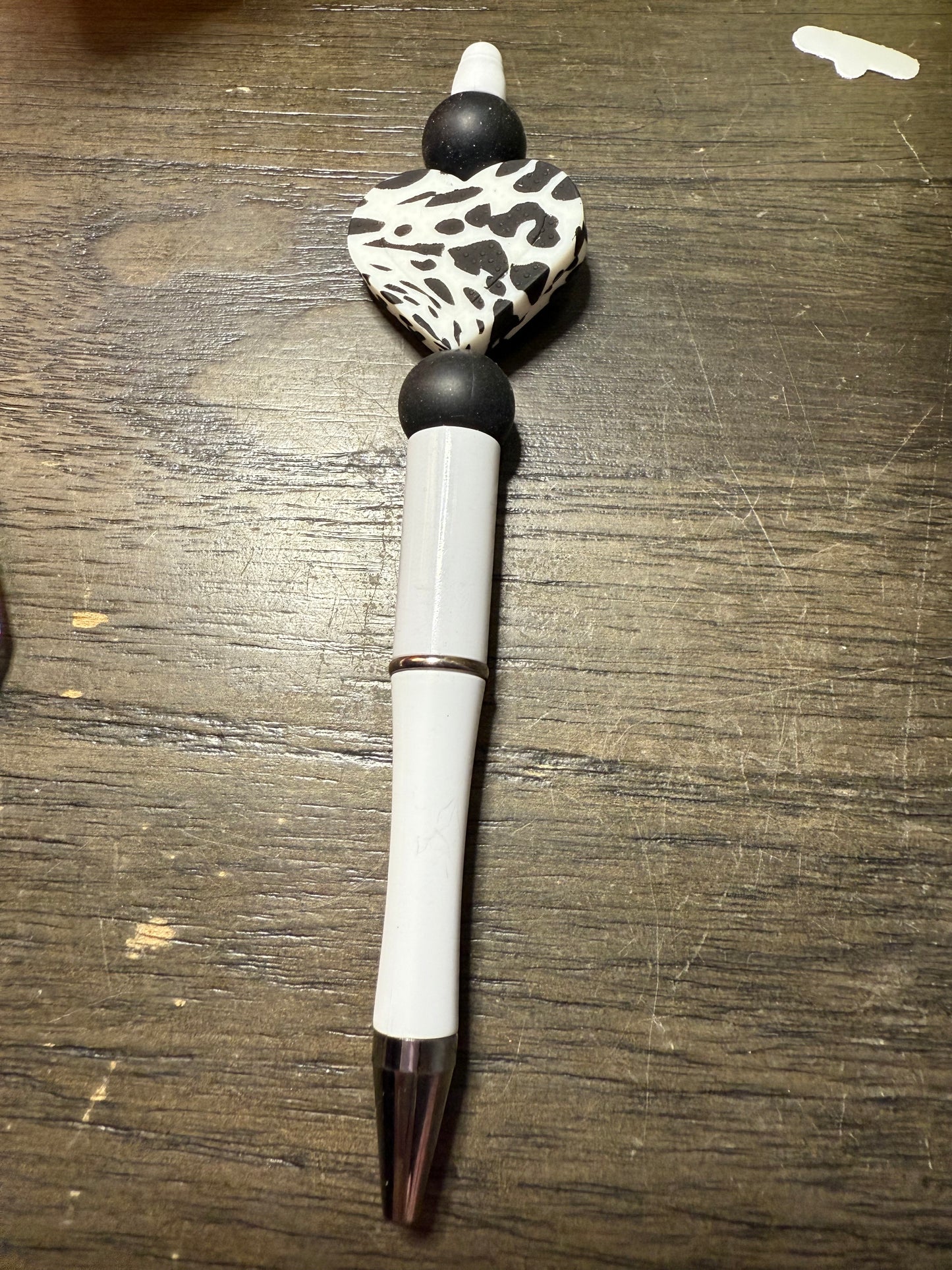 Cow Print Silicone Pen